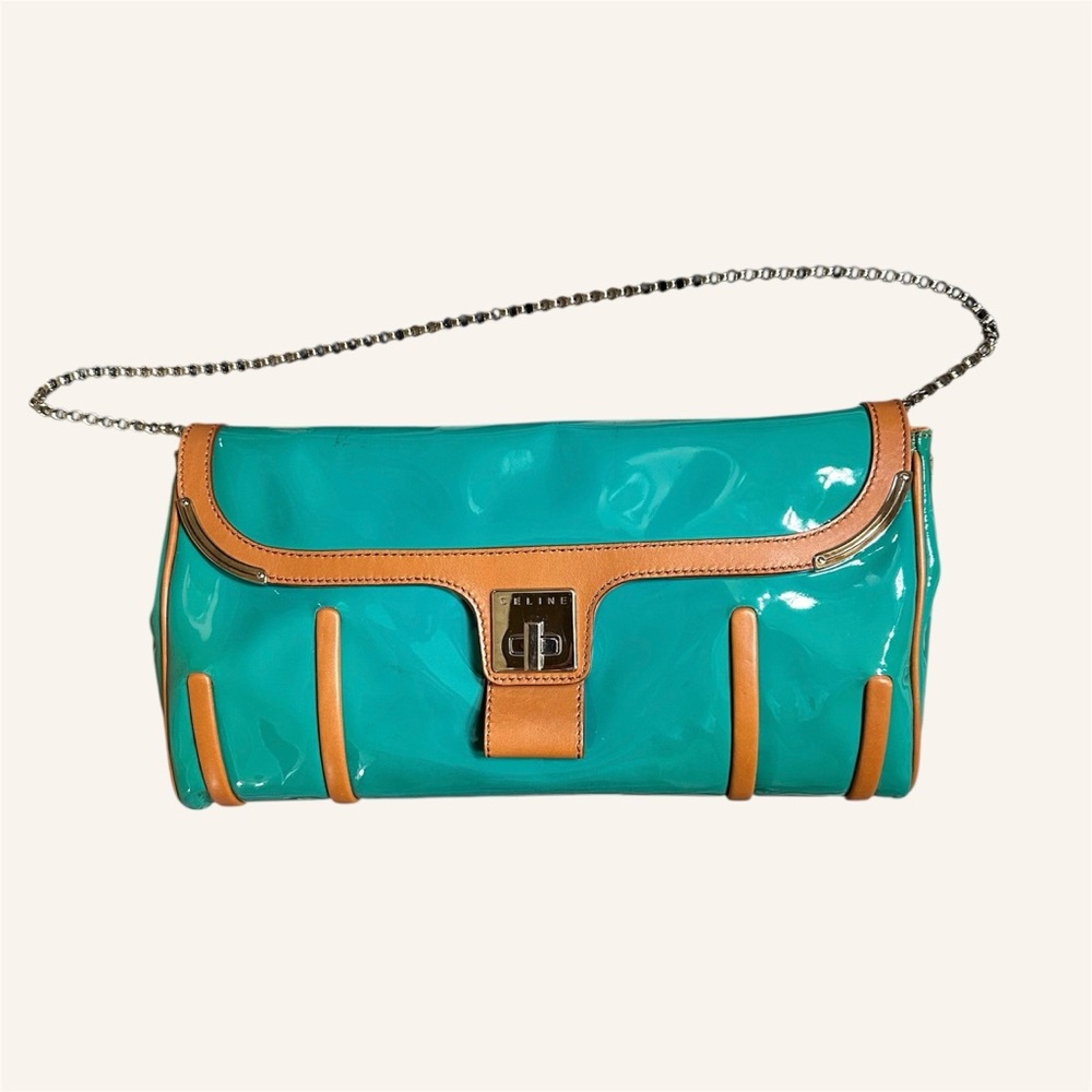 CELINE Patent Leather Bag🌸